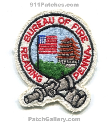 Reading Bureau of Fire Department Patch (Pennsylvania)
Scan By: PatchGallery.com
Keywords: dept. penna.