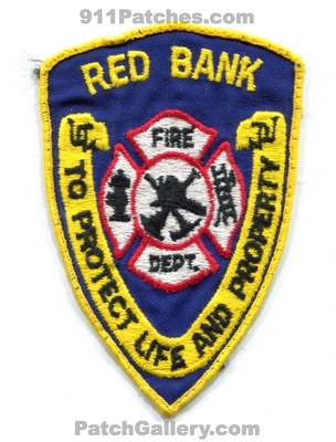 Red Bank Fire Department Patch (Tennessee)
Scan By: PatchGallery.com
Keywords: dept. to protect life and property