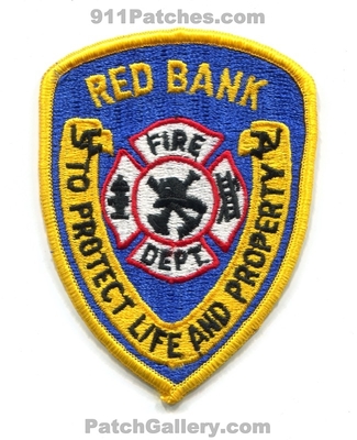 Red Bank Fire Department Patch (Tennessee)
Scan By: PatchGallery.com
Keywords: dept. to protect life and property