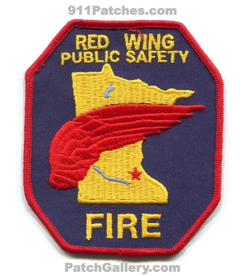 Red Wing Fire Department Patch (Minnesota)
Scan By: PatchGallery.com
Keywords: dept. public safety of dps