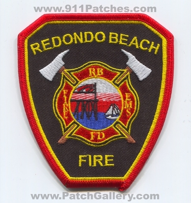 Redondo Beach Fire Department Patch (California)
Scan By: PatchGallery.com
Keywords: dept. rbfd ems