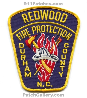Redwood Fire Protection Durham County Patch (North Carolina)
Scan By: PatchGallery.com
Keywords: prot. co. department dept.