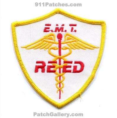 Reed Ambulance EMT Patch (Colorado) (Defunct)
[b]Scan From: Our Collection[/b]
Keywords: ems emergency medical technician
