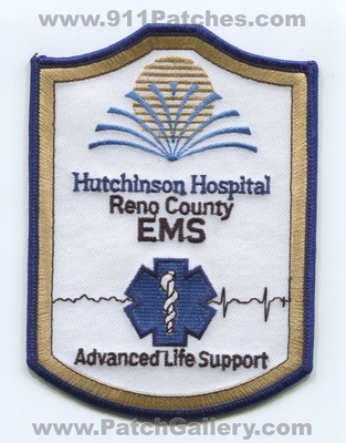 Reno County Emergency Medical Services EMS Advanced Life Support Hutchinson Hospital Patch (Kansas)
Scan By: PatchGallery.com
Keywords: co. als ambulance