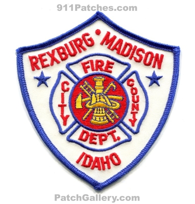 Rexburg Madison Fire Department City County Patch (Idaho)
Scan By: PatchGallery.com
Keywords: dept. co.