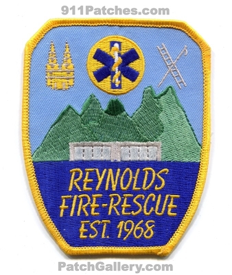 Reynolds Fire Rescue Department Patch (North Carolina)
Scan By: PatchGallery.com
Keywords: dept. est. 1968