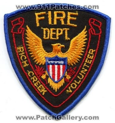 Rich Creek Volunteer Fire Department (Virginia)
Scan By: PatchGallery.com
Keywords: dept.
