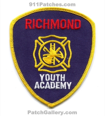 Richmond Fire Department Youth Academy Patch (California)
Scan By: PatchGallery.com
Keywords: dept.