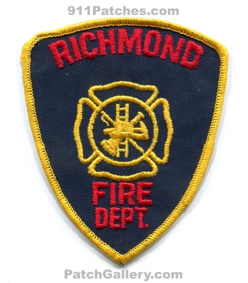 Richmond Fire Department Patch (California)
Scan By: PatchGallery.com
Keywords: dept.