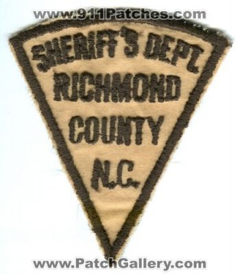 Richmond County Sheriff's Department (North Carolina)
Scan By: PatchGallery.com
Keywords: sheriffs dept. n.c.