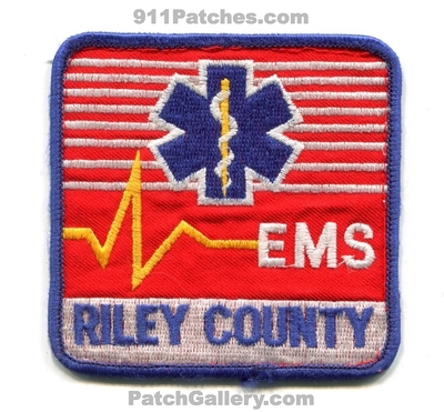 Riley County Emergency Medical Services EMS Patch (Kansas)
Scan By: PatchGallery.com
Keywords: co. ambulance emt paramedic