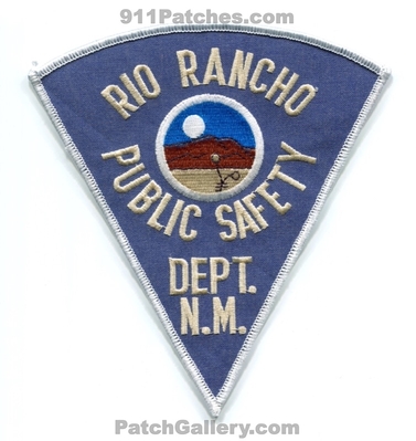 Rio Rancho Public Safety Department Patch (New Mexico)
Scan By: PatchGallery.com
Keywords: dept. of dps d.p.s. n.m.