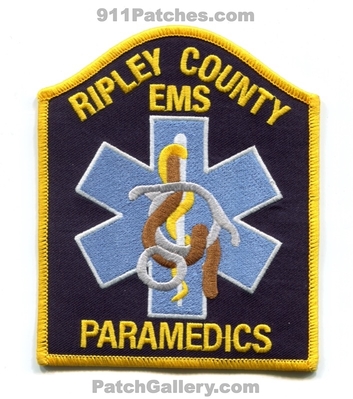 Ripley County Emergency Medical Services EMS Paramedics Patch (Indiana)
Scan By: PatchGallery.com
Keywords: co. ambulance emt
