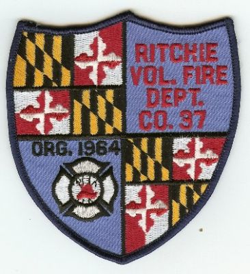 Ritchie Vol Fire Dept Co 37
Thanks to PaulsFirePatches.com for this scan.
Keywords: maryland volunteer company