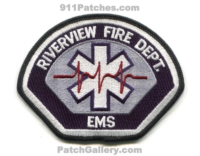 Riverview Fire Department EMS Patch (Michigan)
Scan By: PatchGallery.com
Keywords: dept.