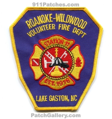 Roanoke Wildwood Volunteer Fire Department Station 11 Lake Gaston Patch (North Carolina)
Scan By: PatchGallery.com
Keywords: vol. dept. est. 1978