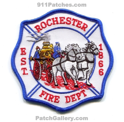 Rochester Fire Department Patch (Minnesota)
Scan By: PatchGallery.com
Keywords: dept. est. 1866