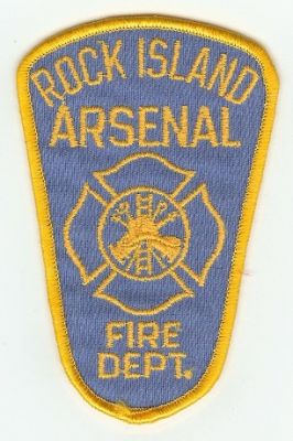 Rock Island Arsenal Fire Dept
Thanks to PaulsFirePatches.com for this scan.
Keywords: illinois department