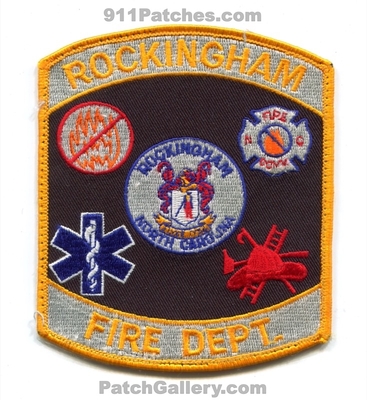 Rockingham Fire Department Patch (North Carolina)
Scan By: PatchGallery.com
Keywords: dept.