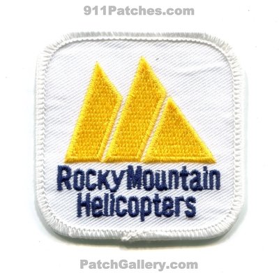 Rocky Mountain Helicopters Patch (Colorado)
[b]Scan From: Our Collection[/b]
Keywords: air methods medical helicopter ems ambulance medevac