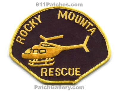 Rocky Mountain Rescue Patch (Colorado) ???
[b]Scan From: Our Collection[/b]
Keywords: helicopter
