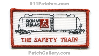 Rohm and Haas Chemicals The Safety Train Patch (Pennsylvania)
Scan By: PatchGallery.com
Keywords: hazardous materials hazmat haz-mat fire training
