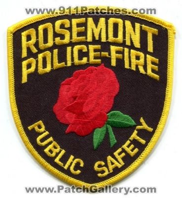 Rosemont Public Safety Department Police Fire Patch (Illinois)
Scan By: PatchGallery.com
Keywords: dept. dps