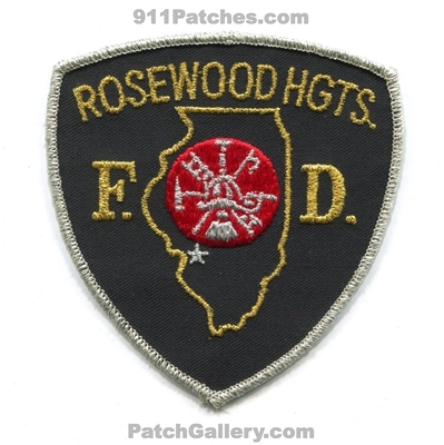 Rosewood Heights Fire Department Patch (Illinois)
Scan By: PatchGallery.com
