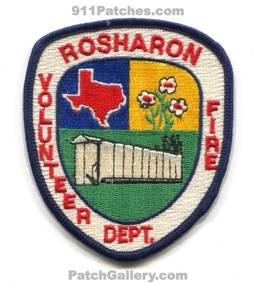 Rosharon Volunteer Fire Department Patch (Texas)
Scan By: PatchGallery.com
Keywords: vol. dept.