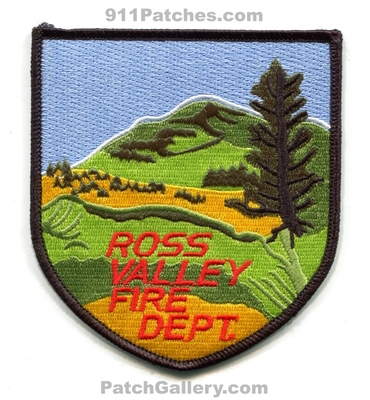 Ross Valley Fire Department Patch (California)
Scan By: PatchGallery.com
Keywords: dept.