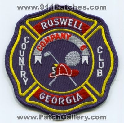 Roswell Fire Department Company 5 (Georgia)
Scan By: PatchGallery.com
Keywords: dept. station country club