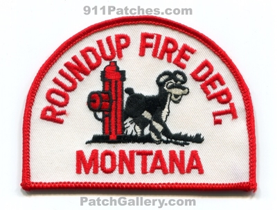 Roundup Fire Department Patch (Montana)
Scan By: PatchGallery.com
Keywords: dept.