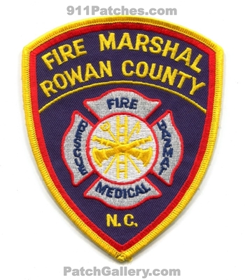 Rowan County Fire Department Fire Marshal Patch (North Carolina)
Scan By: PatchGallery.com
Keywords: co. dept. rescue medical hazmat
