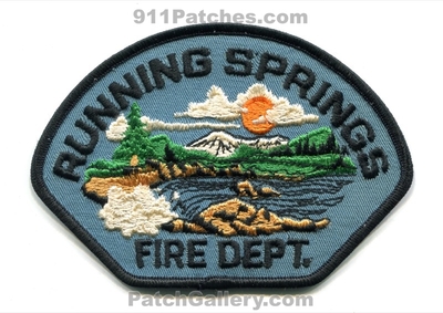 Running Springs Fire Department Patch (California)
Scan By: PatchGallery.com
Keywords: dept.