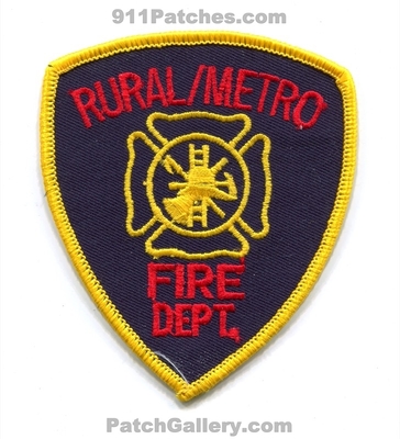 Rural Metro Fire Department Patch (Arizona)
Scan By: PatchGallery.com
Keywords: dept.
