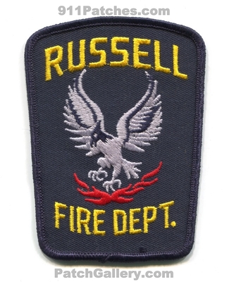 Russell Fire Department Patch (Ohio)
Scan By: PatchGallery.com
Keywords: dept.