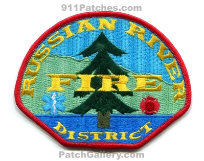 Russian River Fire District Patch (California)
Scan By: PatchGallery.com
Keywords: dist. department dept.