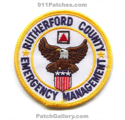 Rutherford County Emergency Management Patch (Tennessee)
Scan By: PatchGallery.com
Keywords: co. em