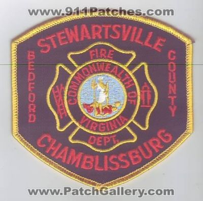 Stewartsville Chamblissburg Fire Department (Virginia)
Thanks to Dave Slade for this scan.
Keywords: dept. bedford county