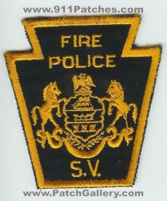 SV Fire Police Department (UNKNOWN STATE)
Thanks to Mark C Barilovich for this scan.
Keywords: s.v. dept.