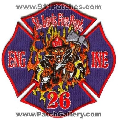 Saint Louis Fire Department Engine 26 Patch (Missouri)
Scan By: PatchGallery.com
Keywords: st. dept. stlfd company co. station