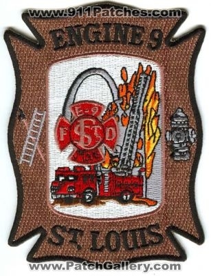 Saint Louis Fire Department Engine 9 (Missouri)
Scan By: PatchGallery.com
Keywords: st. dept. stlfd company station