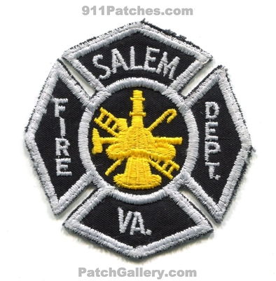 Salem Fire Department Patch (Virginia)
Scan By: PatchGallery.com
Keywords: dept. va.