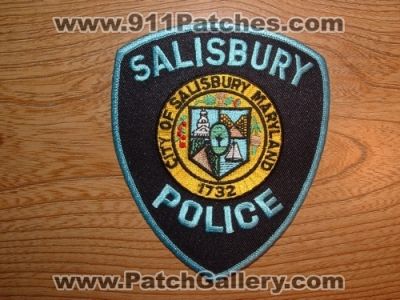 Salisbury Police Department (Maryland)
Picture By: PatchGallery.com
Keywords: dept. city of