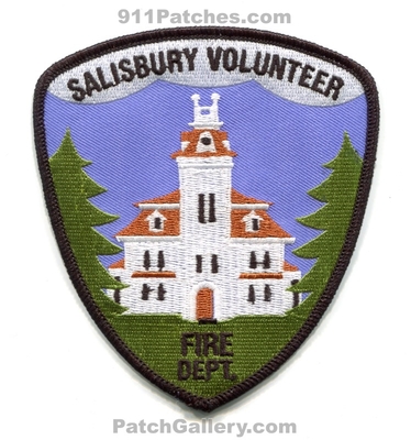 Salisbury Volunteer Fire Department Patch (Vermont)
Scan By: PatchGallery.com
Keywords: vol. dept.