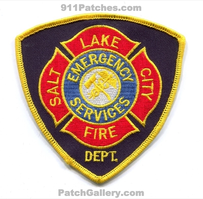 Salt Lake City Fire Department Emergency Services Patch (Utah)
Scan By: PatchGallery.com
Keywords: dept. es