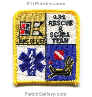 Saltsburg Fire Department Rescue 131 SCUBA Team Patch (Pennsylvania)
Scan By: PatchGallery.com
Keywords: dept. dive ems jaws of life