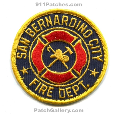 San Bernardino City Fire Department Patch (California)
Scan By: PatchGallery.com
Keywords: dept.