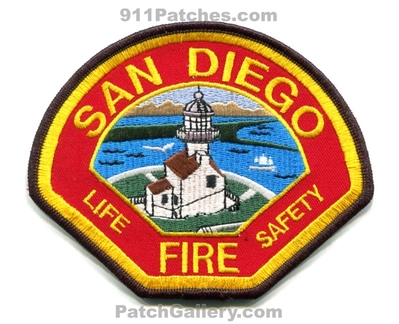 San Diego Fire Department Patch (California)
Scan By: PatchGallery.com
Keywords: dept. sdfd s.d.f.d. life safety lighthouse