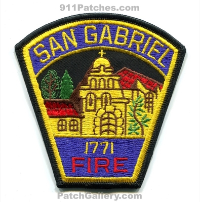 San Gabriel Fire Department Patch (California)
Scan By: PatchGallery.com
Keywords: dept. 1771